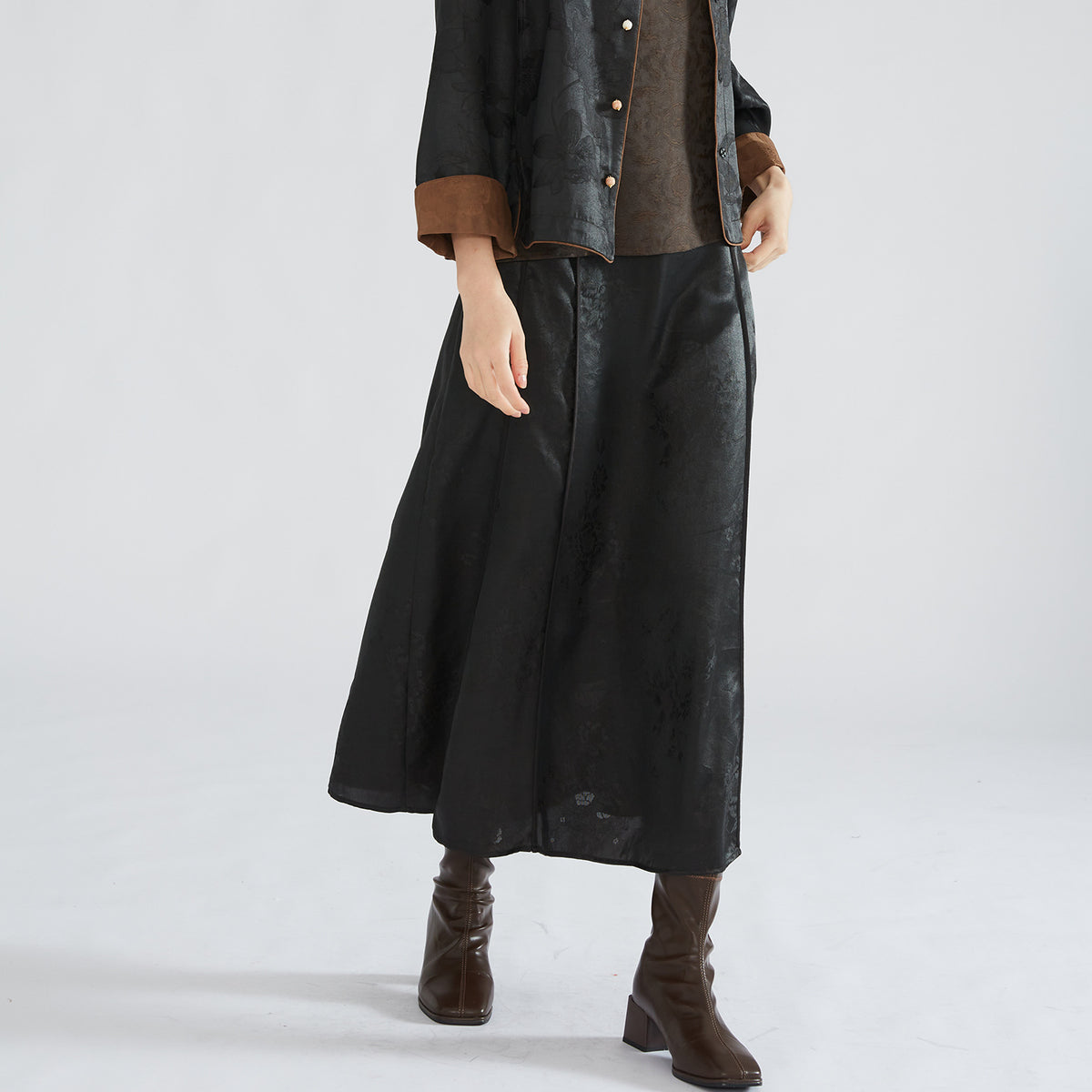 Women’s Mulberry Silk High-Waist Skirt