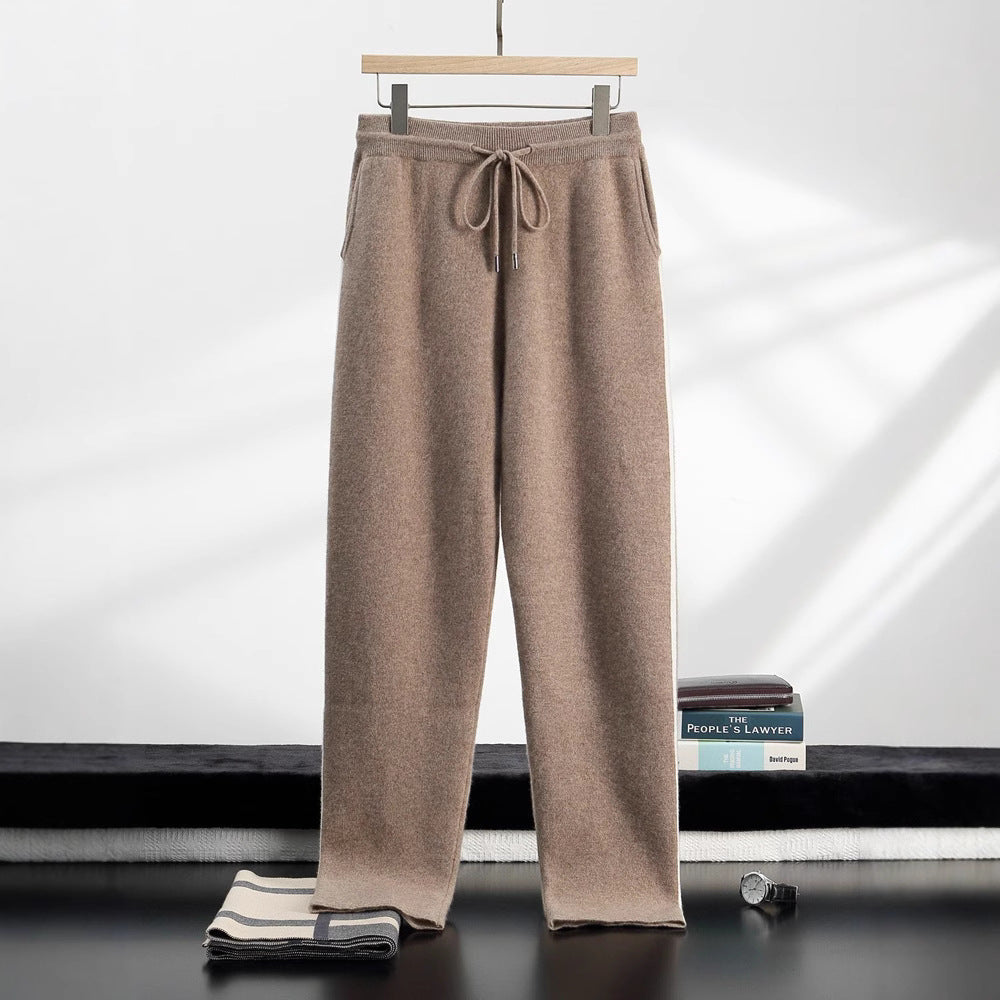 Men’s Cashmere-Style Knit Pants