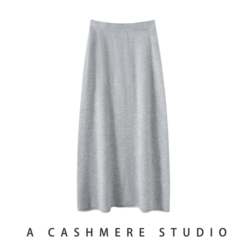 Women’s Pure Cashmere Midi Skirt
