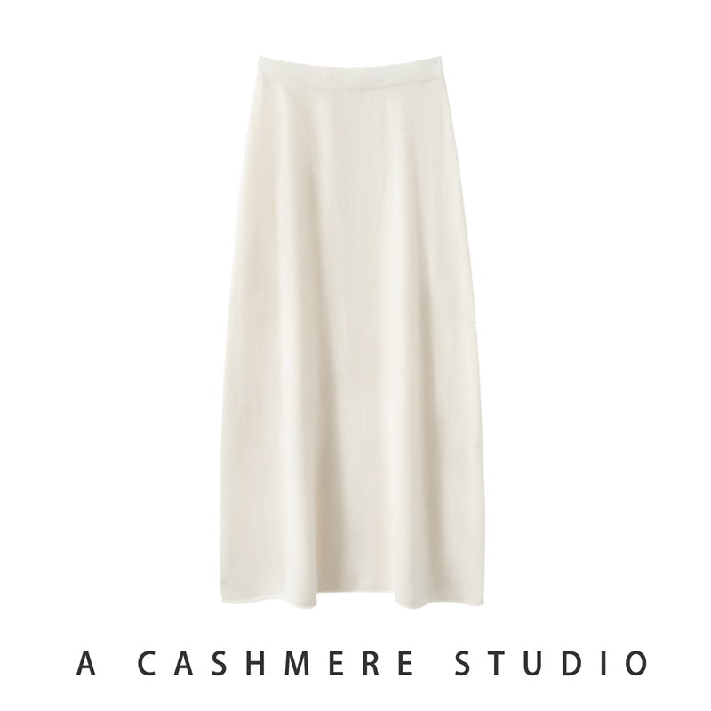 Women’s Pure Cashmere Midi Skirt