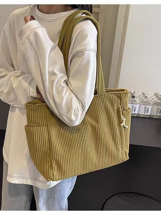 Corduroy Tote Bag
