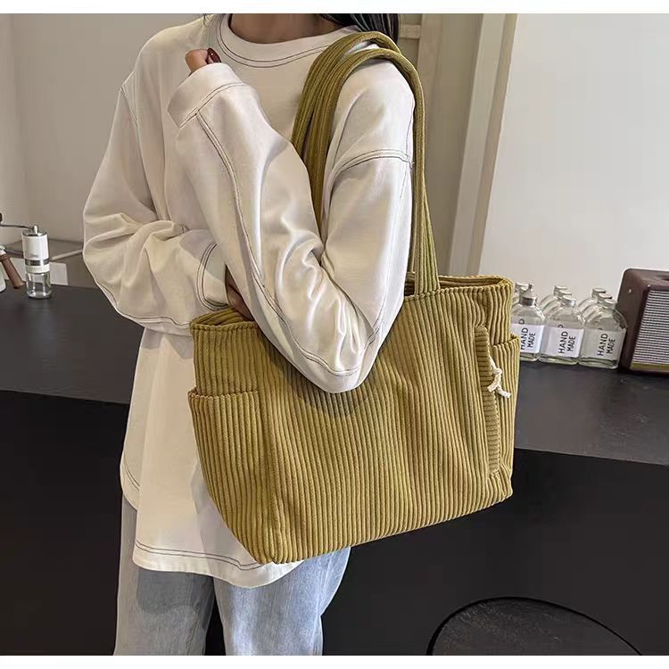 Corduroy Tote Bag