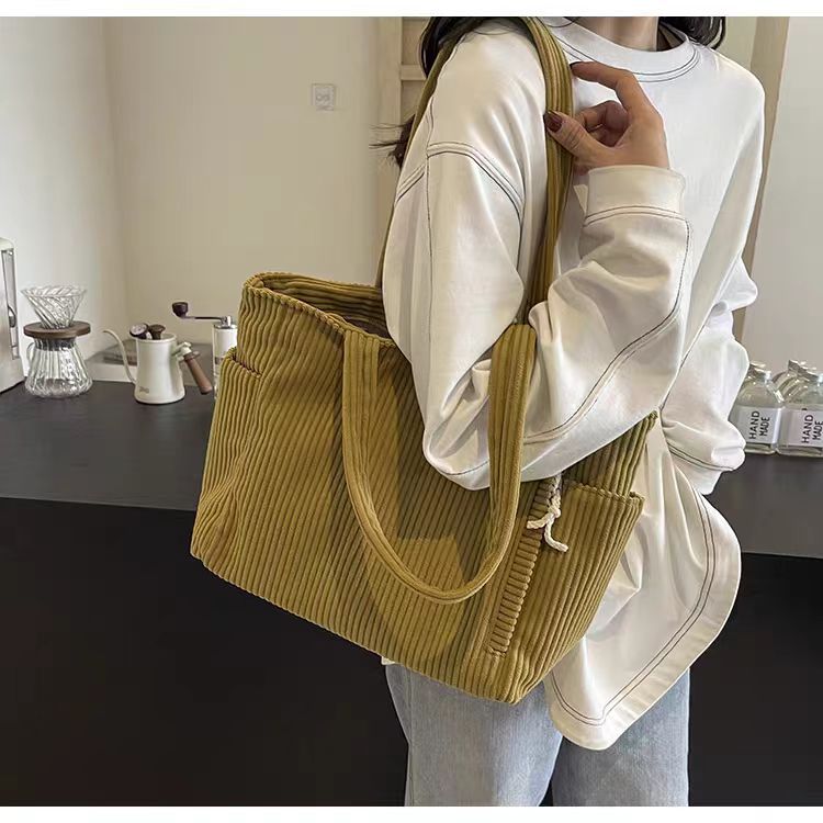 Corduroy Tote Bag
