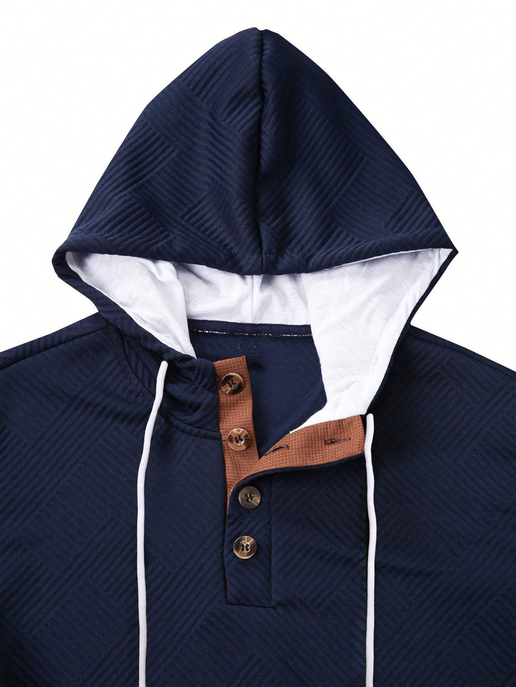 Men's Jacquard Hooded Sweatshirt