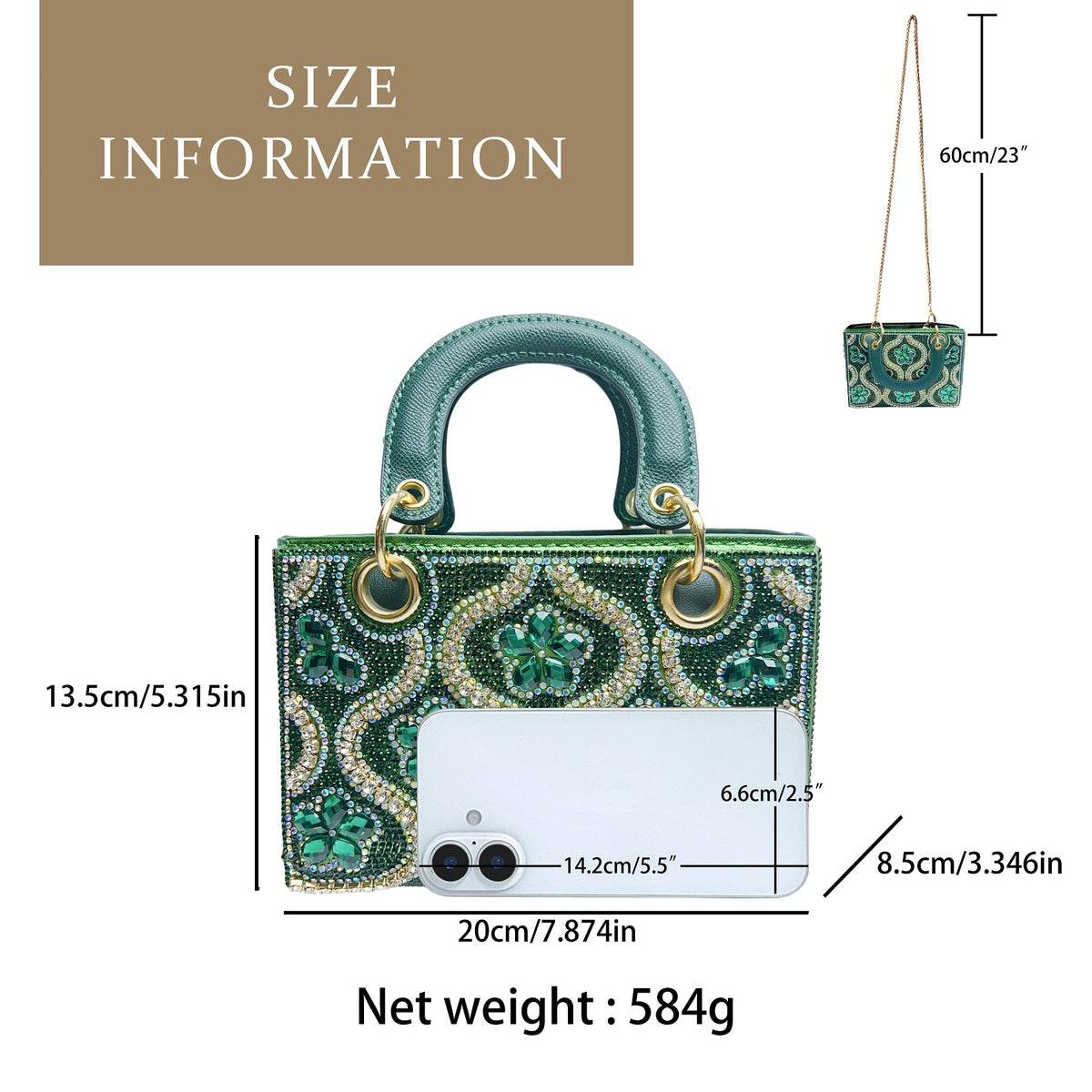 Structured Crossbody Handbag