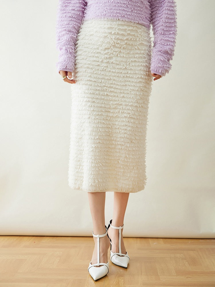 Women’s Cashmere-Style Knit Skirt