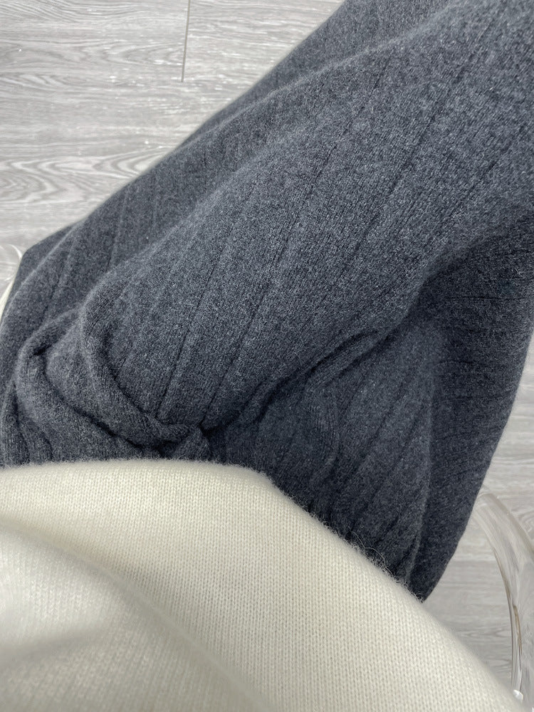 Women’s Cashmere-Wool Pleated Skirt