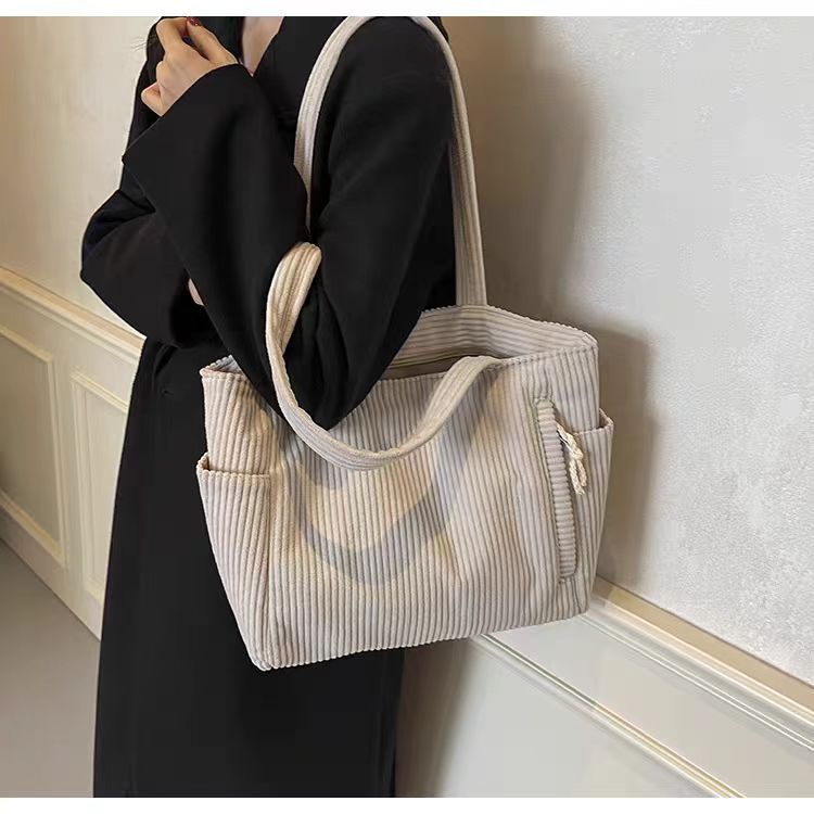 Corduroy Tote Bag