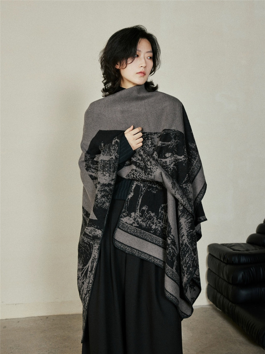 Soft Knit Wrap Shawl