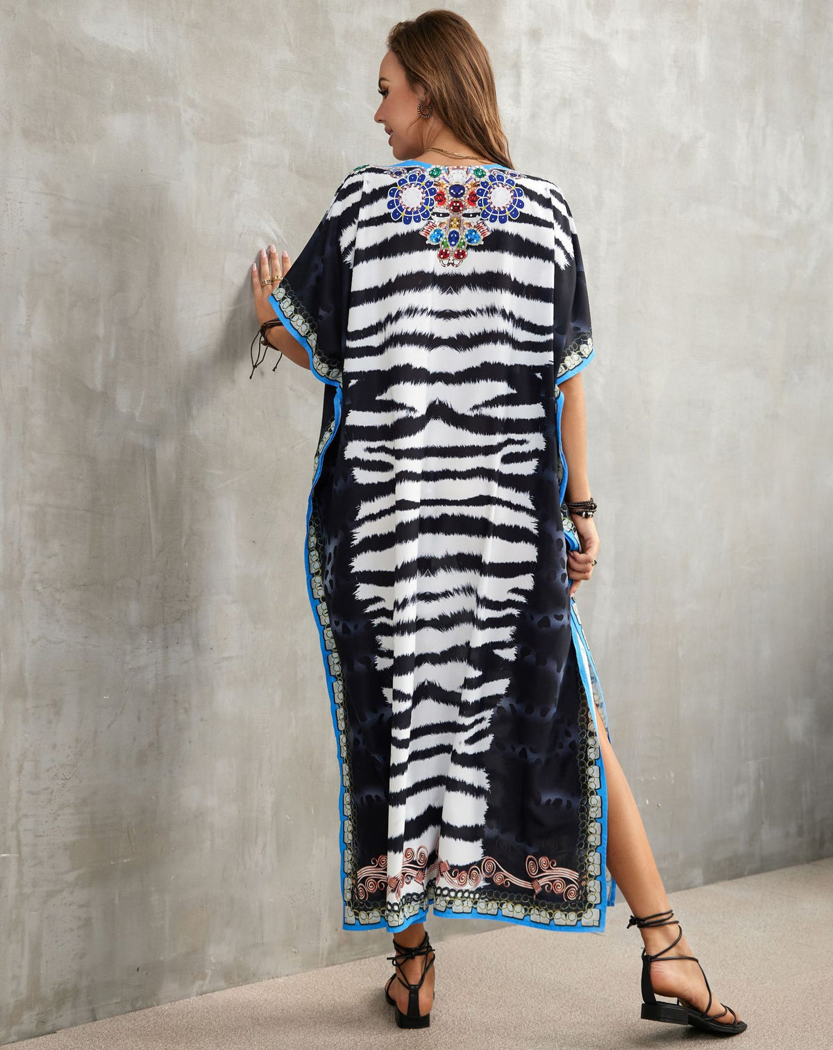 Printed Beach Cover-Up