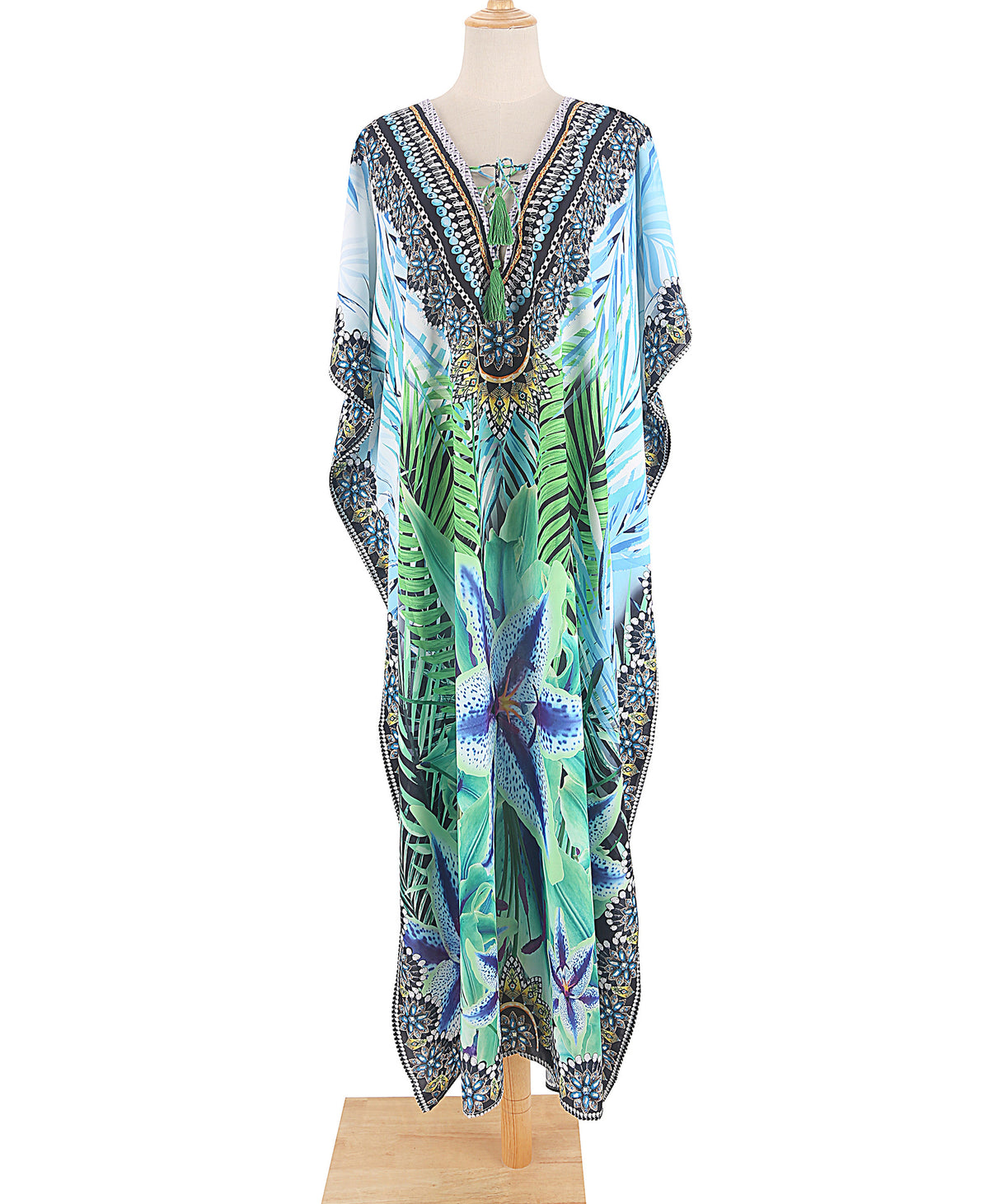 Printed Beach Cover-Up