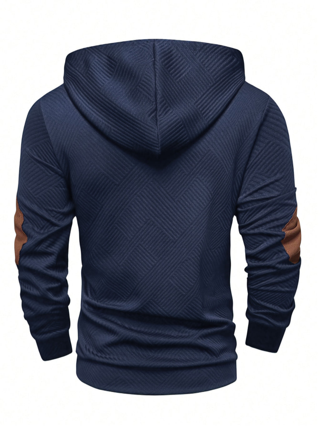 Men's Jacquard Hooded Sweatshirt