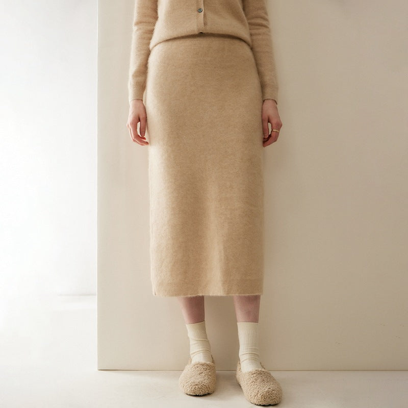 Women’s Pure Cashmere Midi Skirt