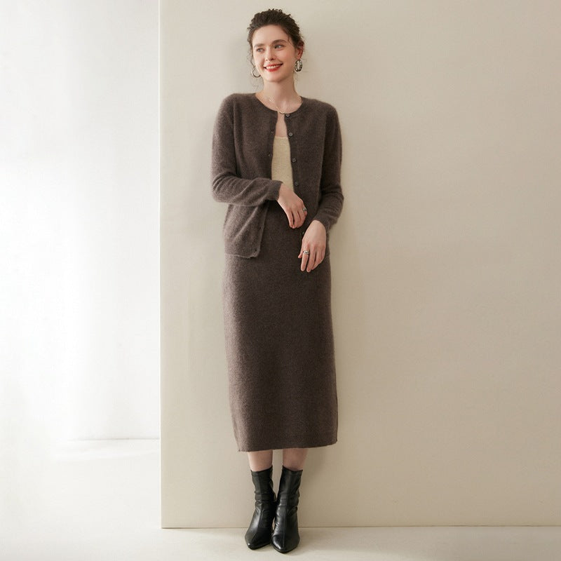 Women’s Pure Cashmere Midi Skirt
