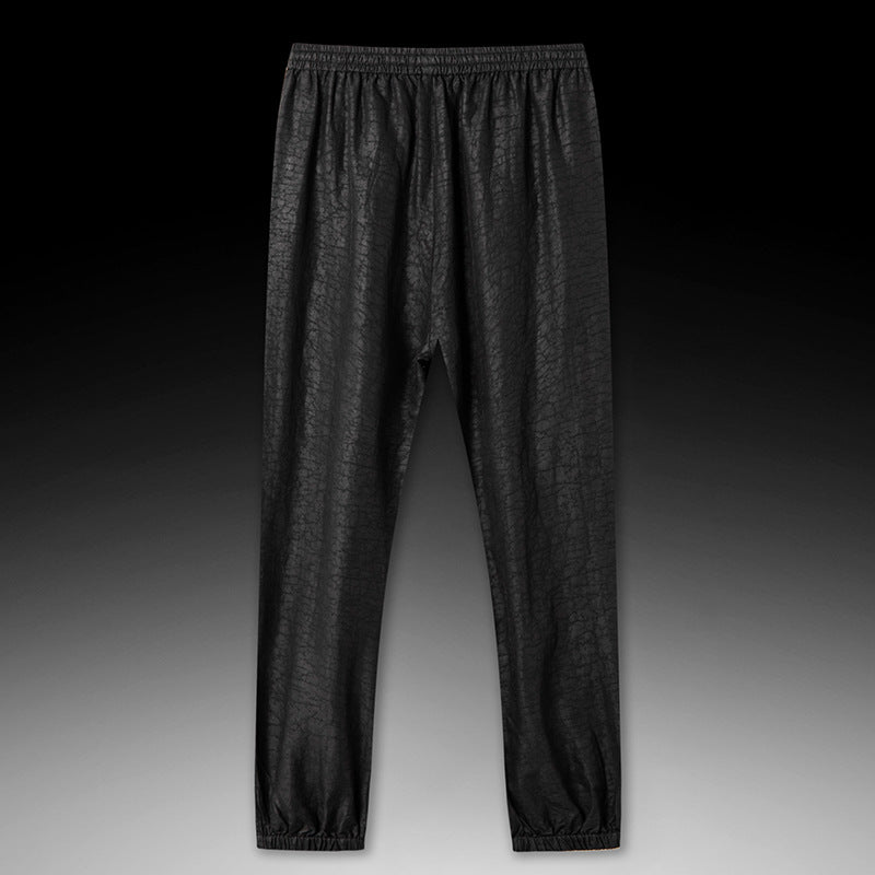 Men’s Mulberry Silk Casual Trousers