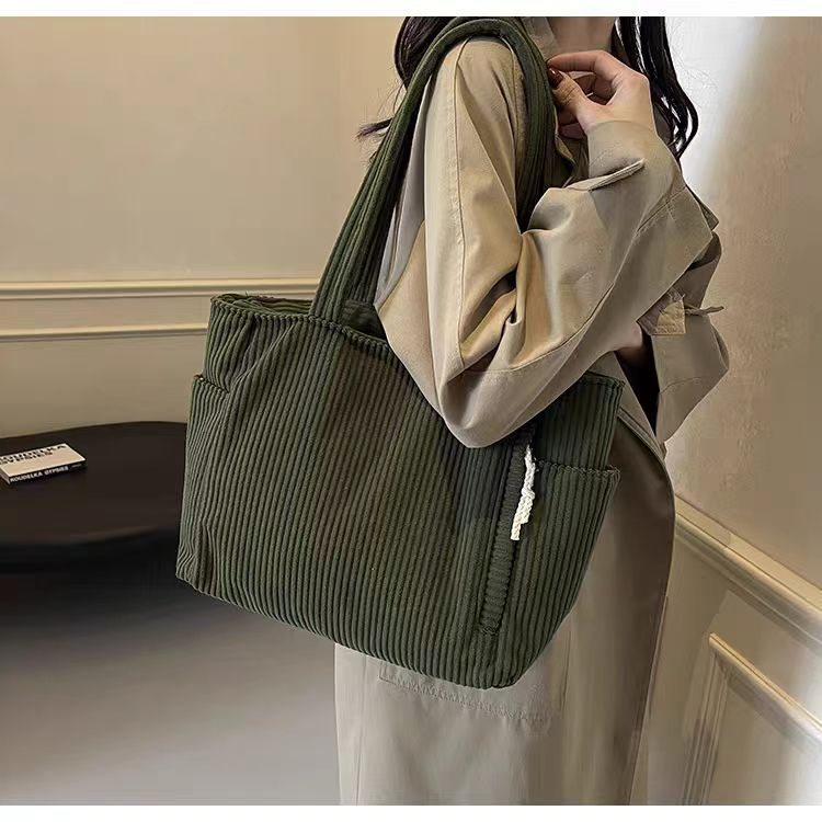 Corduroy Tote Bag