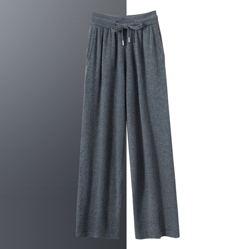 Men’s 100% Cashmere Straight-Leg Pants