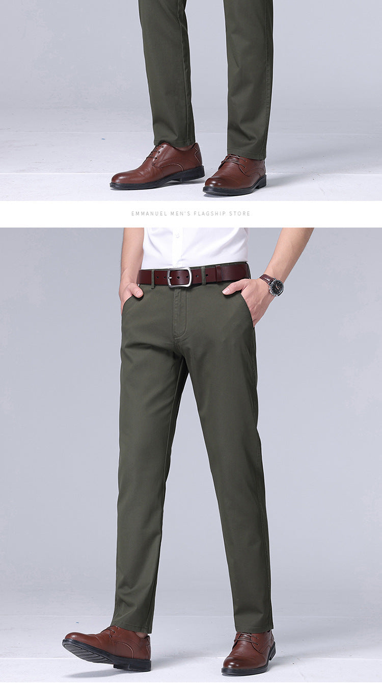 Men’s Casual Straight-Leg Pants