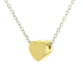 Silver Jewelry 925 Sterling Silver Heart Pendant Necklace Women Love Necklace Silver Gold Plated Jewelry Necklace Women