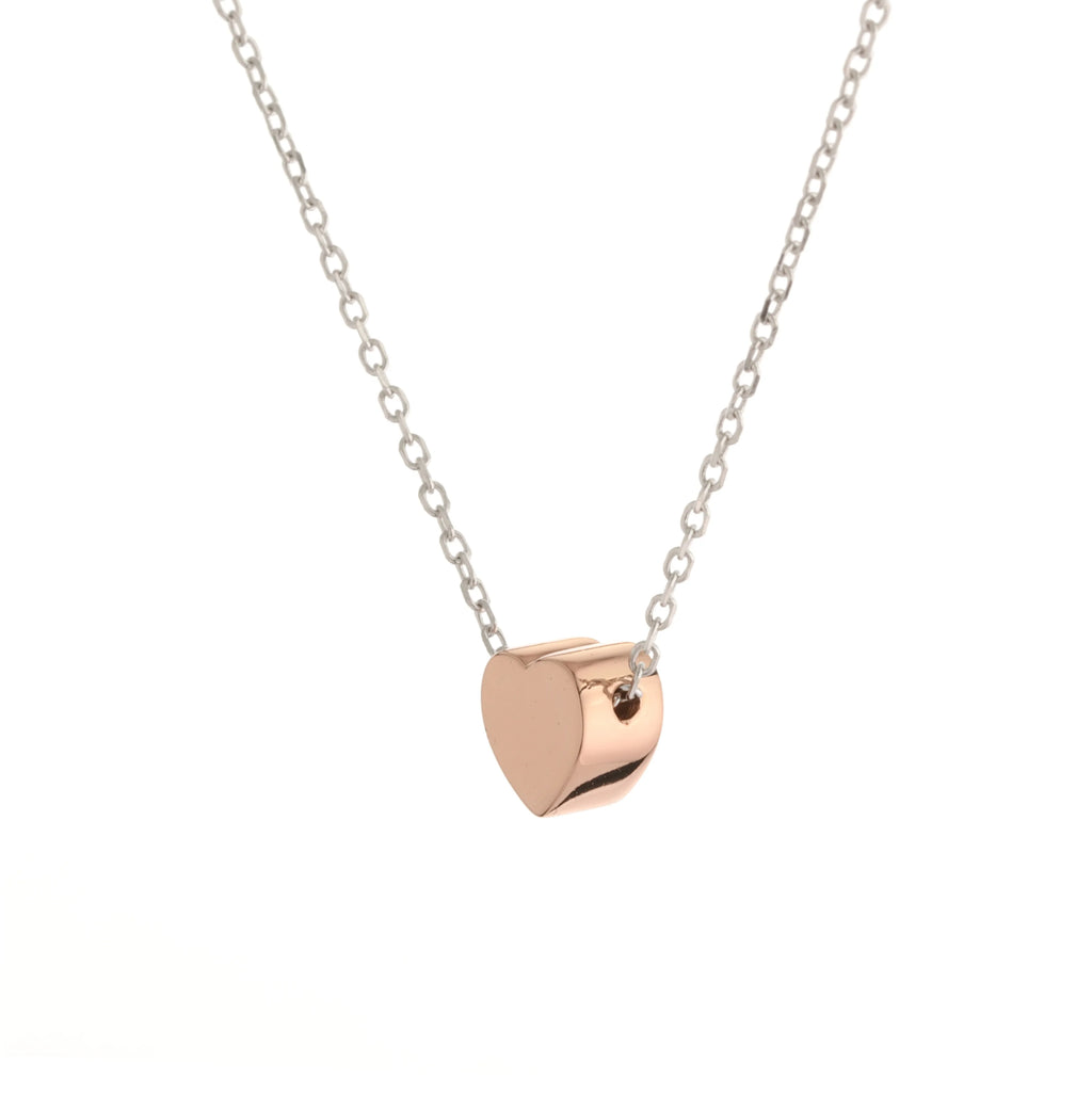 Silver Jewelry 925 Sterling Silver Heart Pendant Necklace Women Love Necklace Silver Gold Plated Jewelry Necklace Women